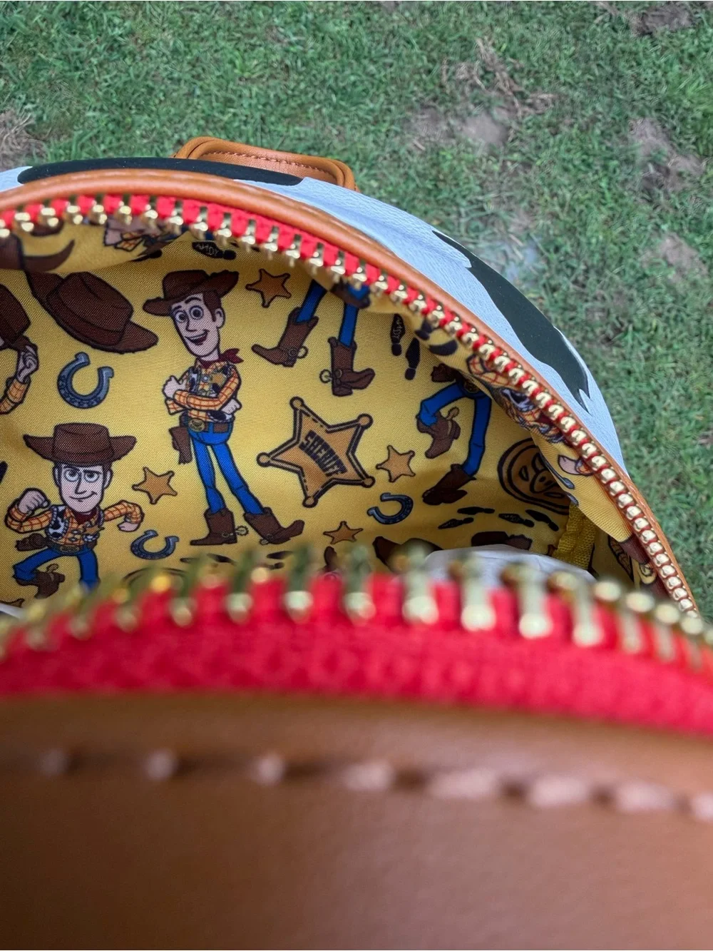 Disney Parks Loungefly Toy Story Woody Sheriff 2024 Mini Backpack NWT
